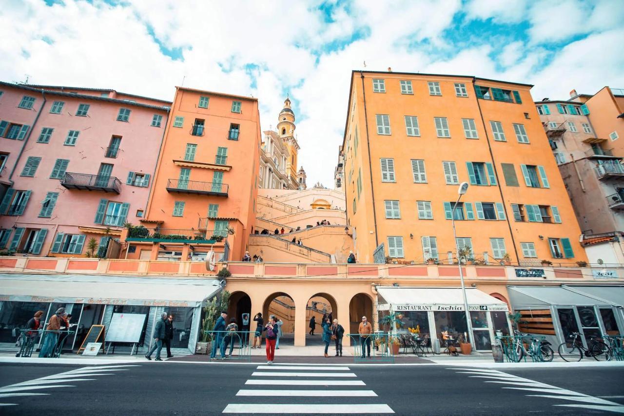 Monaco # Menton - 4 Persons - Hypercenter - Private Parking - Full Renovated - Clim - Fast Wifi - Beach And Sun Εξωτερικό φωτογραφία