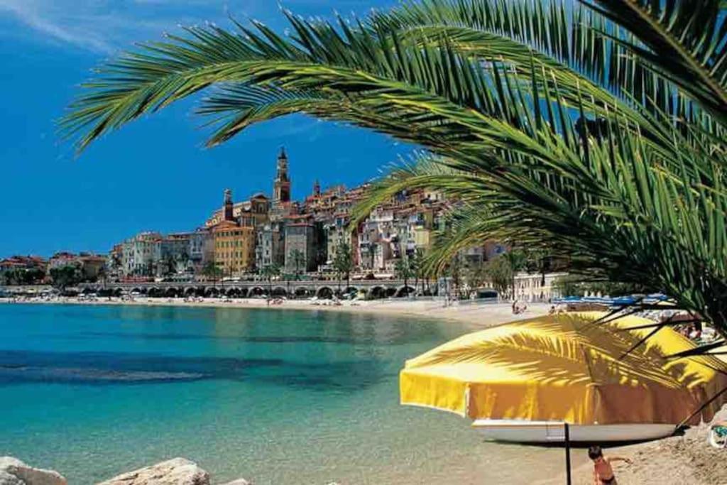Monaco # Menton - 4 Persons - Hypercenter - Private Parking - Full Renovated - Clim - Fast Wifi - Beach And Sun Εξωτερικό φωτογραφία