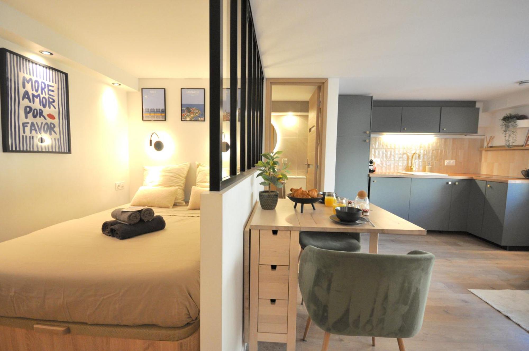 Monaco # Menton - 4 Persons - Hypercenter - Private Parking - Full Renovated - Clim - Fast Wifi - Beach And Sun Εξωτερικό φωτογραφία