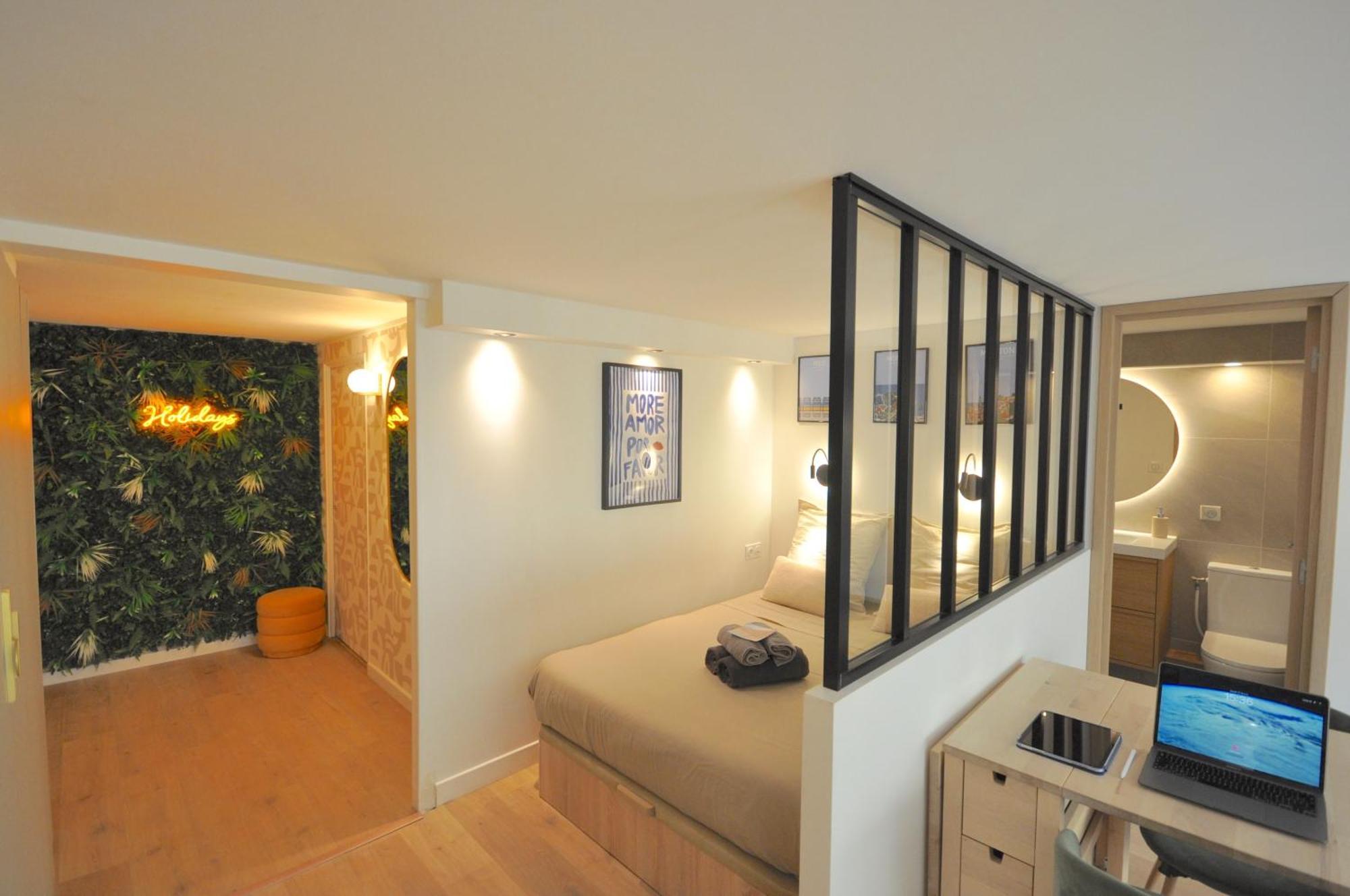 Monaco # Menton - 4 Persons - Hypercenter - Private Parking - Full Renovated - Clim - Fast Wifi - Beach And Sun Εξωτερικό φωτογραφία